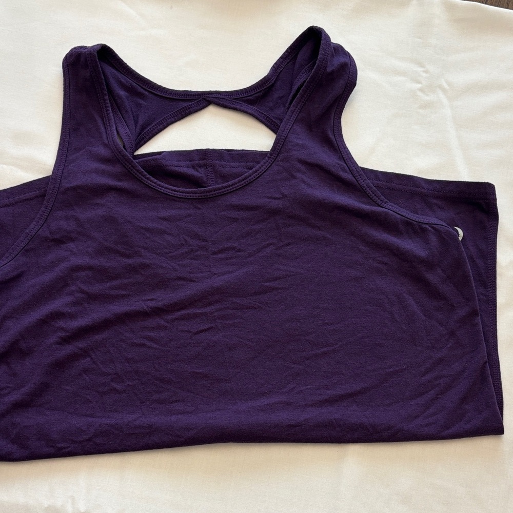 ZYIA Purple Muscle Tee